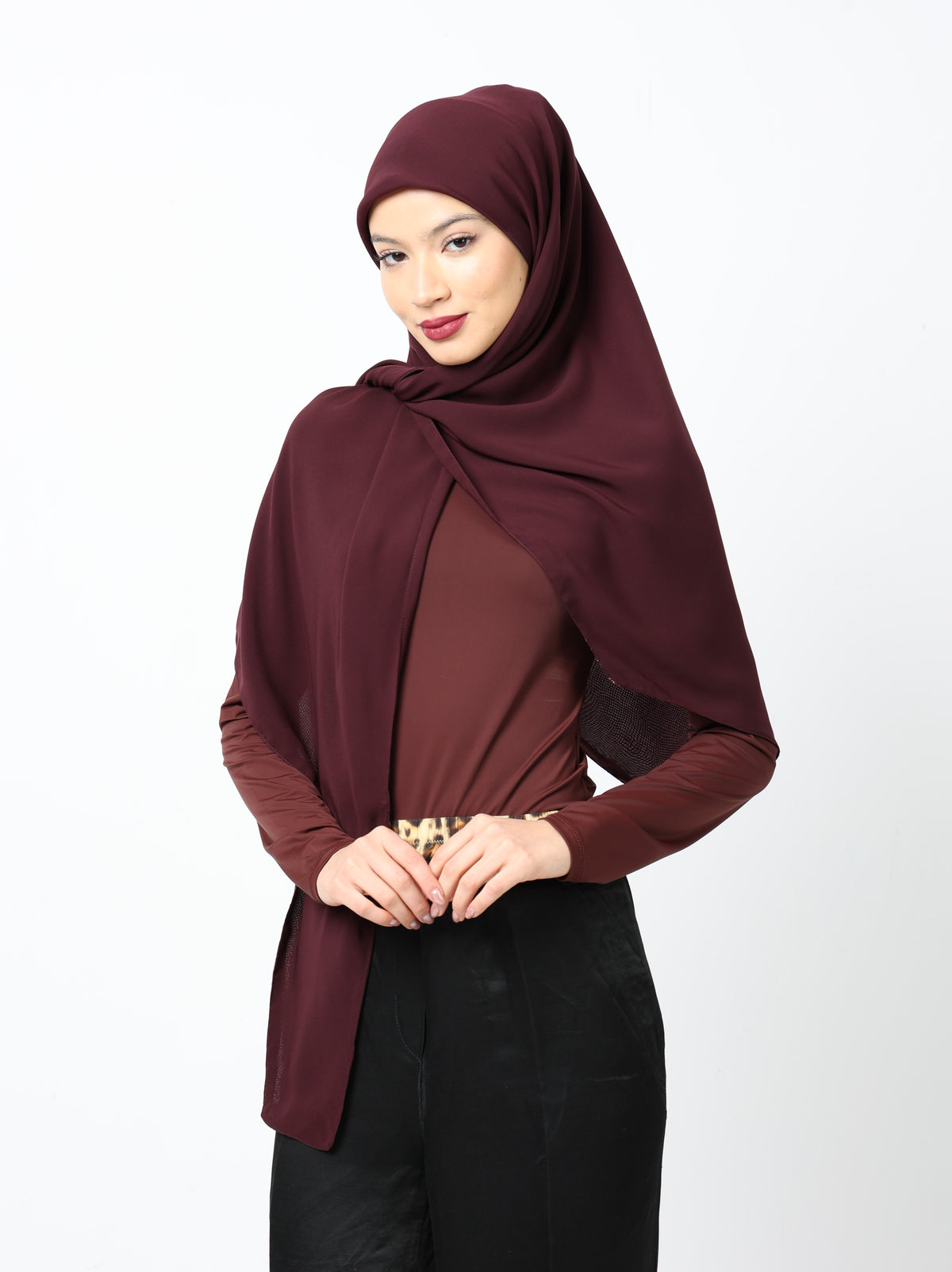 The Perfect Hijab -  Burgundy