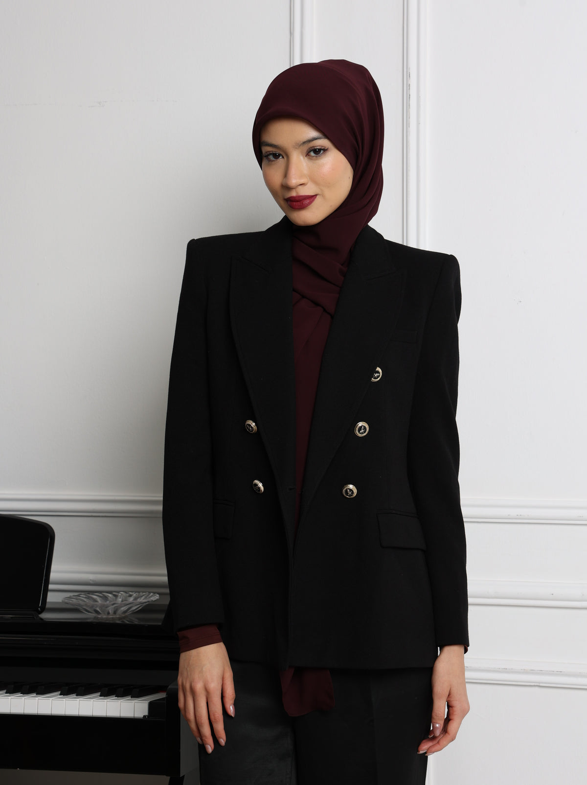 The Perfect Hijab -  Burgundy