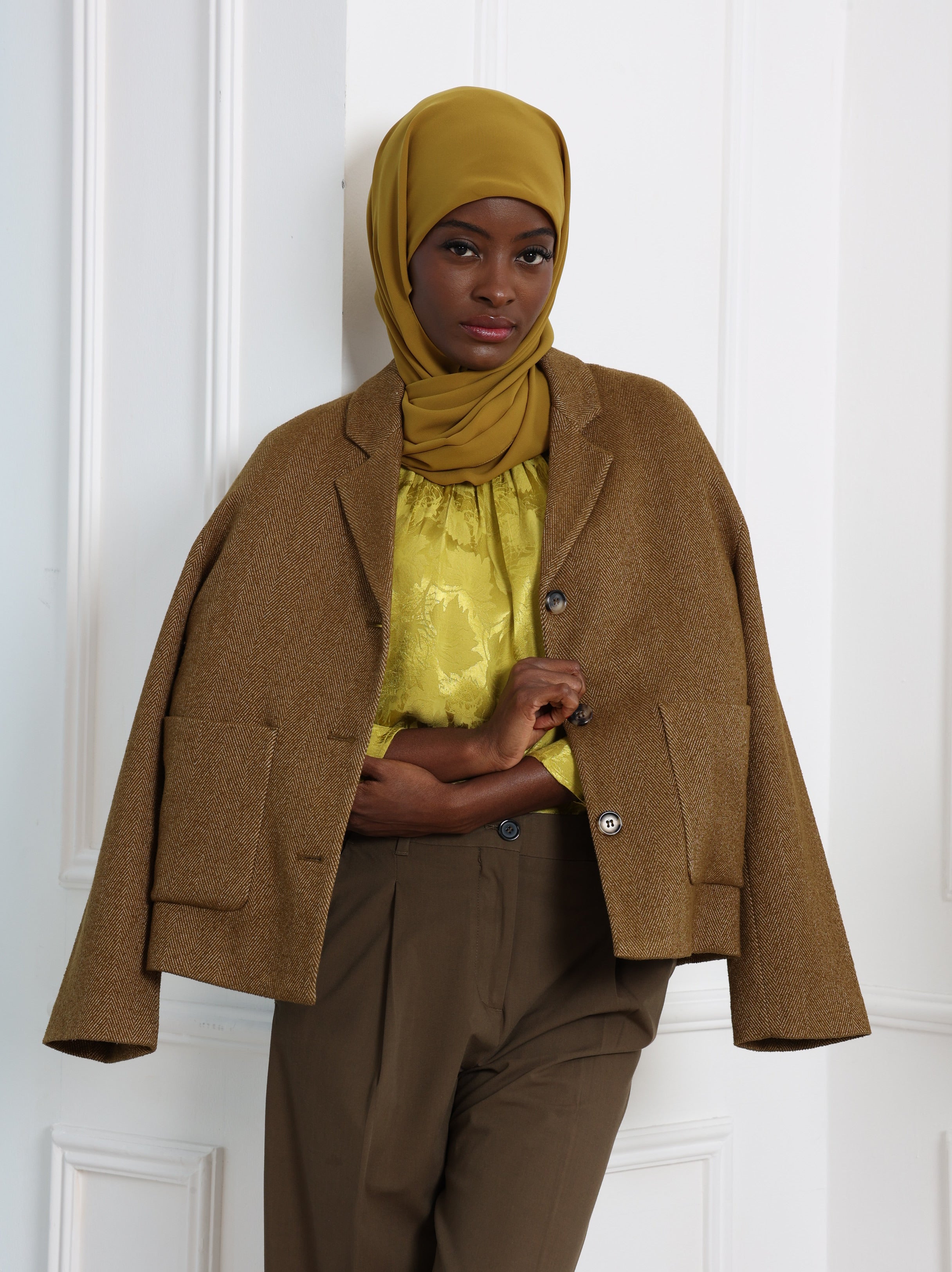 [Drape] OKUS イエロー　unico The Perfect Hijab - Green Anis￼ – DORA RTW