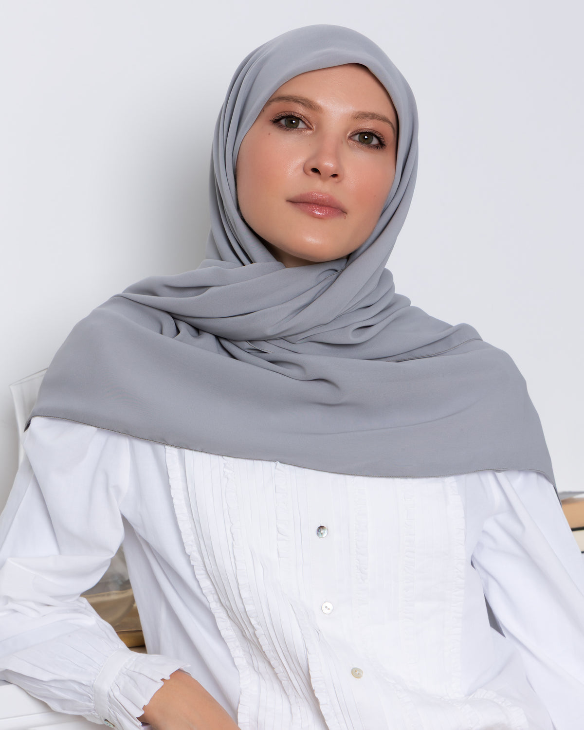 The Perfect Hijab -  Light Grey