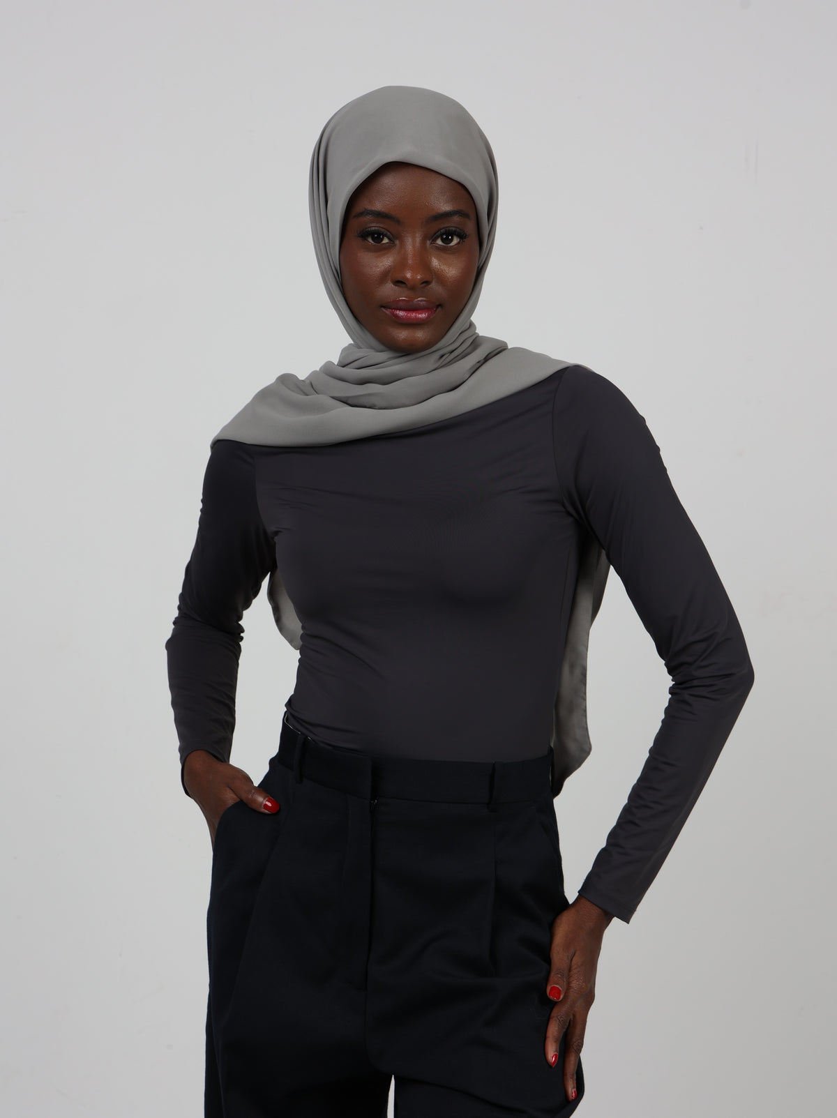 The Perfect Hijab -  Light Grey