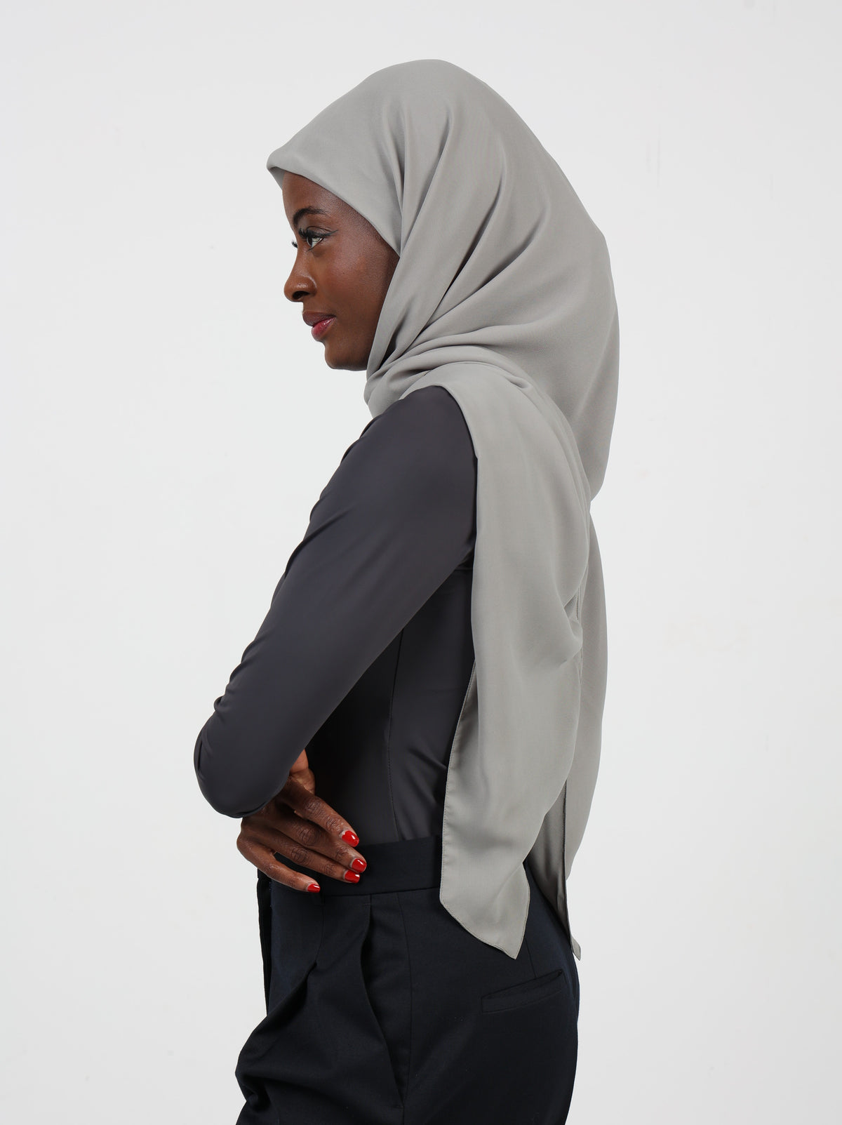 The Perfect Hijab -  Light Grey
